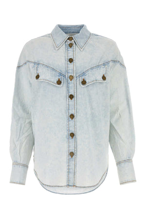 ZIMMERMANN Light Blue Denim Halliday Shirt