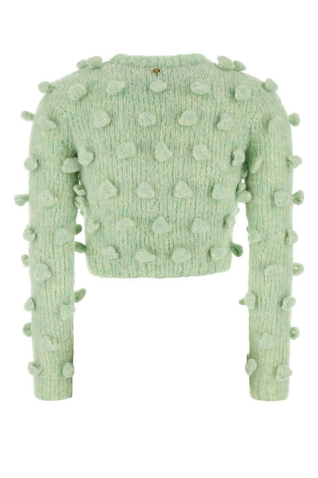 LOEWE Chic Mint Green Knit Sweater