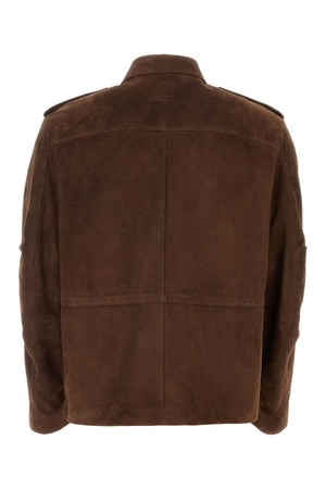 SALVATORE FERRAGAMO Suede Jacket for Men - Timeless Style