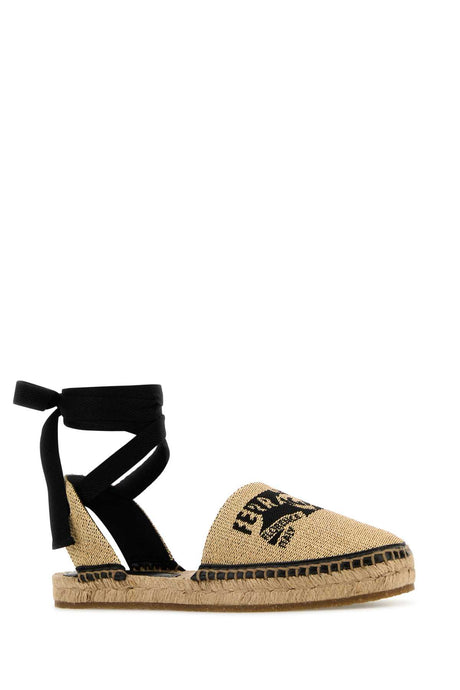 SALVATORE FERRAGAMO Raffia Elaia Women's Espadrilles