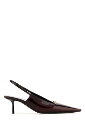 SAINT LAURENT Chic Brown Leather Carine Pumps - 5.5 cm Heel Height