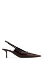 SAINT LAURENT Chic Brown Leather Carine Pumps - 5.5 cm Heel Height