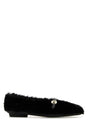 SALVATORE FERRAGAMO Shearling Noella Ballerinas for Women