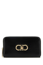 SALVATORE FERRAGAMO Elegant Black Leather Wallet - 19 cm x 11 cm