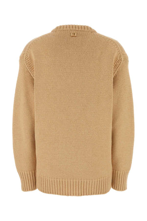 CHLOE Oversized Cashmere Blend Sweater - Pink