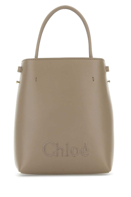 CHLOE Mini Dove Grey Leather Handbag