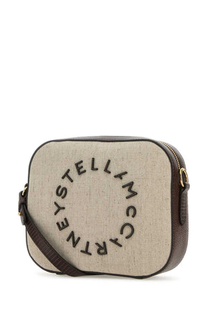 STELLA McCARTNEY Mini Cappuccino Canvas Crossbody Handbag