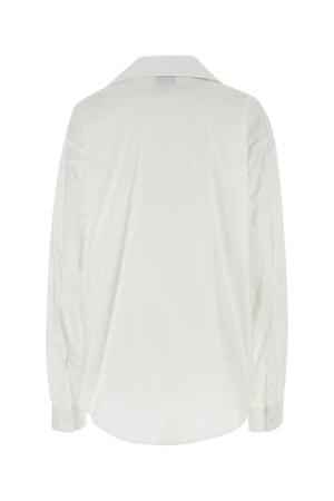 BALENCIAGA Essential White Cotton Shirt for Women