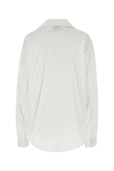 BALENCIAGA Essential White Cotton Shirt for Women