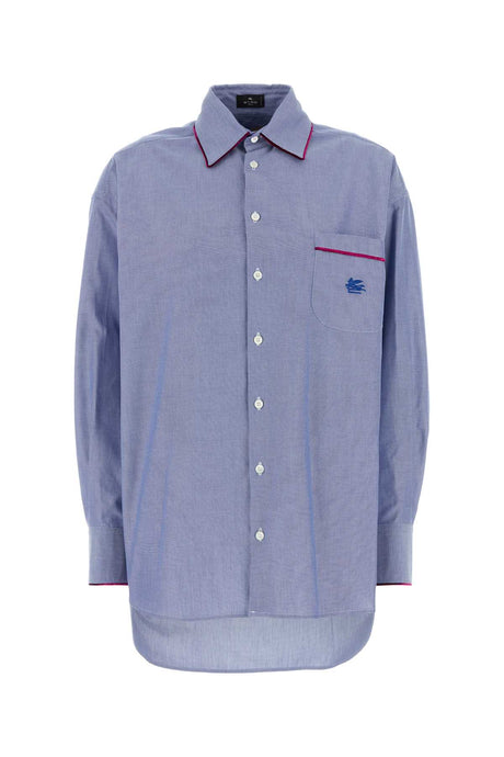 ETRO Classic Light Blue Oxford Shirt