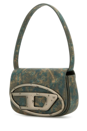 DIESEL Printed Synthetic Leather Mini Shoulder Handbag - 20 cm x 13 cm