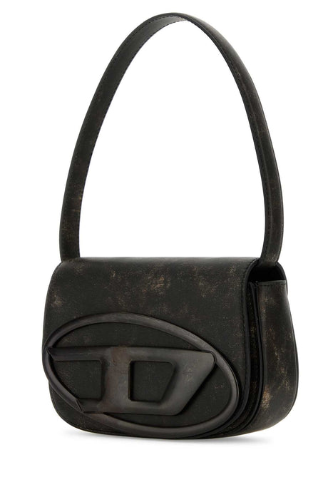 DIESEL Mini Printed Synthetic Leather Shoulder Handbag