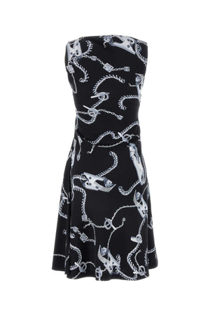 BURBERRY Printed Viscose Mini Dress