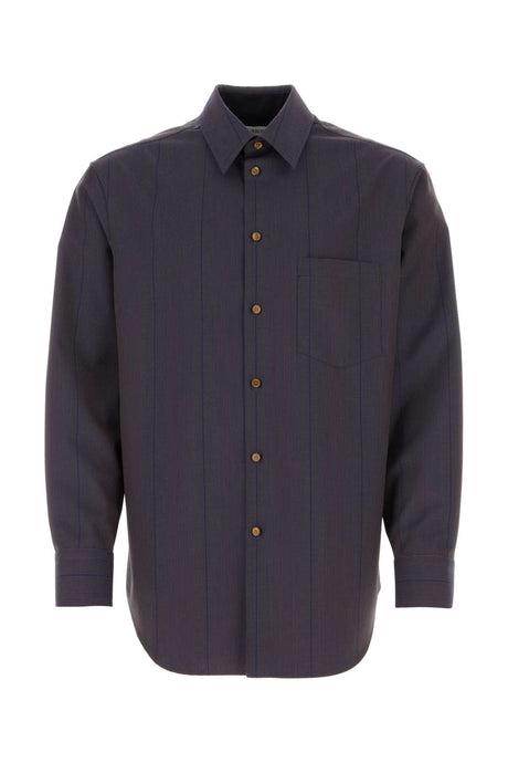 BURBERRY Embroidered Wool Shirt for Men