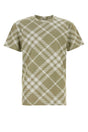 BURBERRY Printed Stretch Cotton Blend T-Shirt for Men