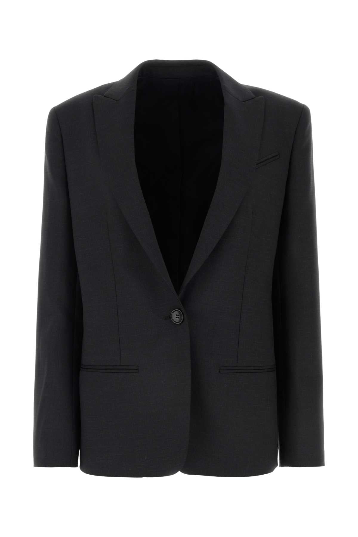 PHILOSOPHY DI LORENZO SERAFINI Charcoal Stretch Blazer for Women