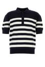 BALMAIN Embroidered Wool Polo Shirt for Men