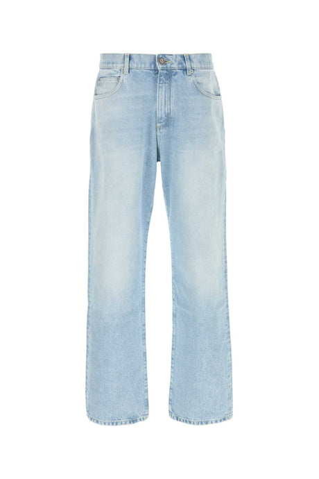 BALMAIN Wide-Leg Denim Jeans for Men