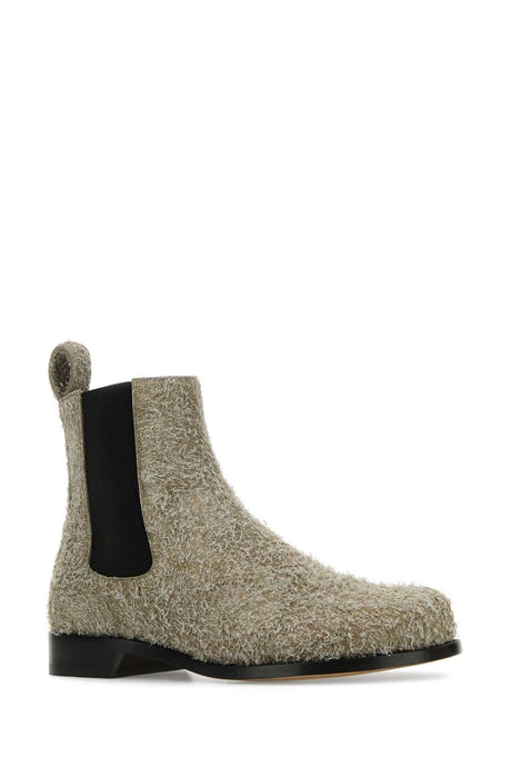 LOEWE Suede Campo Chelsea Ankle Boots for Men