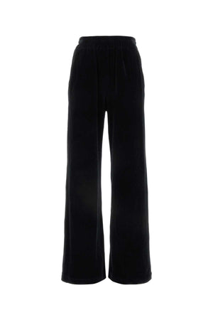 DOLCE & GABBANA Chic Black Chenille Joggers for Women - 2024 Edition