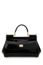 DOLCE & GABBANA Chic Black Leather Medium Handbag