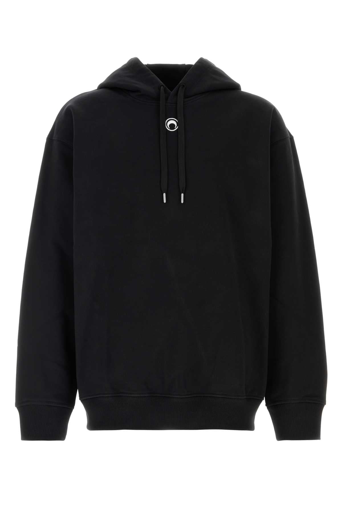 MARINE SERRE Modern Black Cotton Sweatshirt - Perfect for Every Occasion