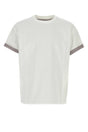 BOTTEGA VENETA Essential White Cotton T-Shirt for Men