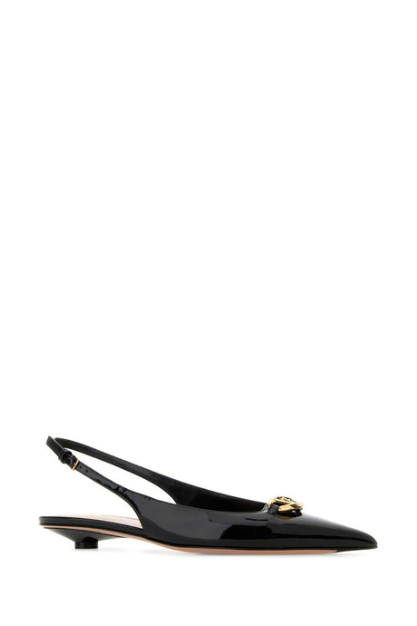 VALENTINO GARAVANI Bold Edition Leather Ballerinas