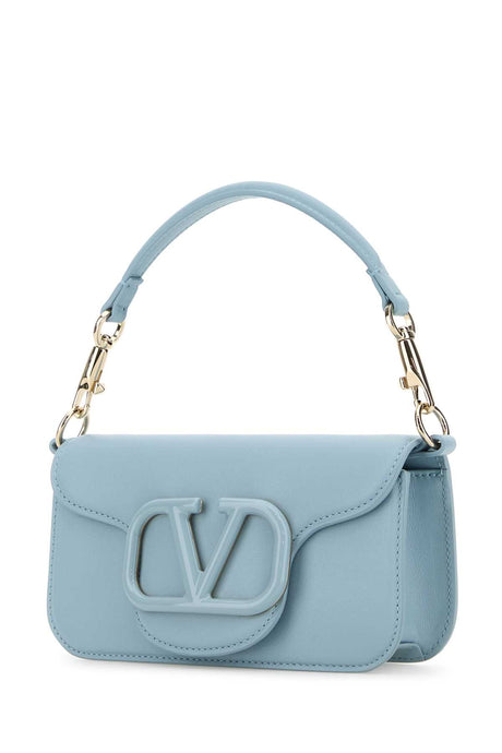 VALENTINO GARAVANI Light Blue Mini Leather Handbag