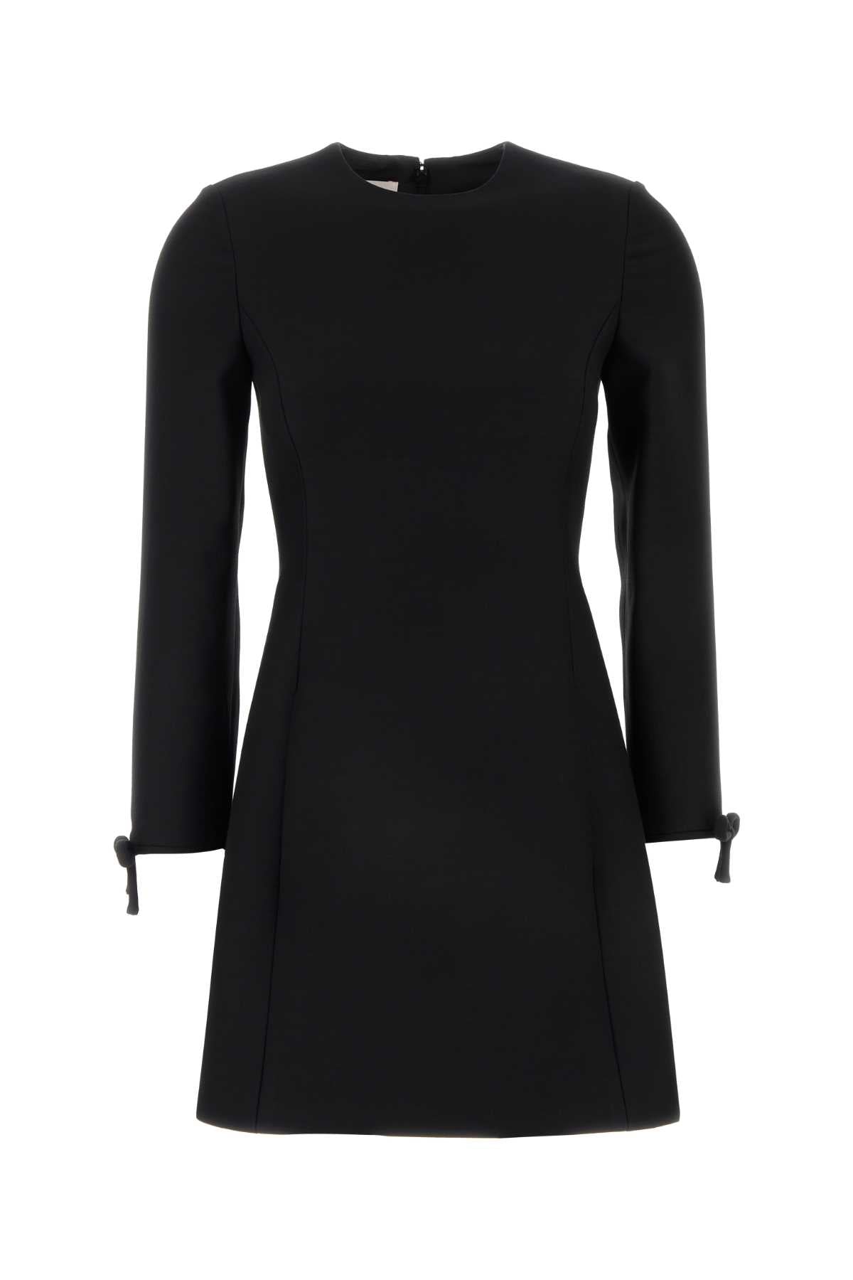 VALENTINO GARAVANI Elegant Black Wool Blend Dress for Women