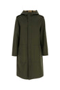 VALENTINO GARAVANI Army Green Cotton Trench Jacket for Men