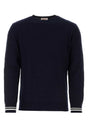 VALENTINO GARAVANI Dark Blue Cotton Sweater for Men - 24W Season