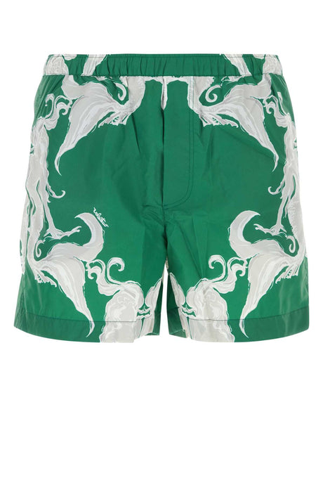 VALENTINO GARAVANI Printed Nylon Swimming Shorts for Men