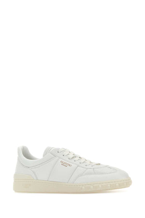 VALENTINO GARAVANI White Leather Upvillage Sneaker - Men's Footwear 2024