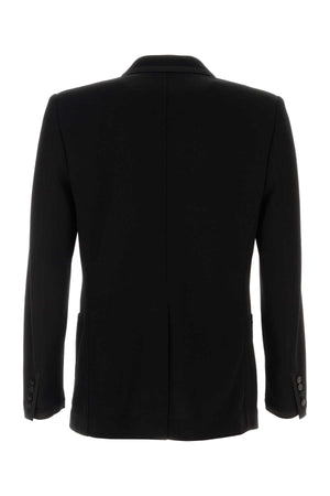 VALENTINO GARAVANI Timeless Black Cotton Blazer for Men