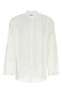 VALENTINO GARAVANI Elegant White Linen Shirt for Men