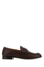 VALENTINO GARAVANI Classic Brown Leather Loafers for Men