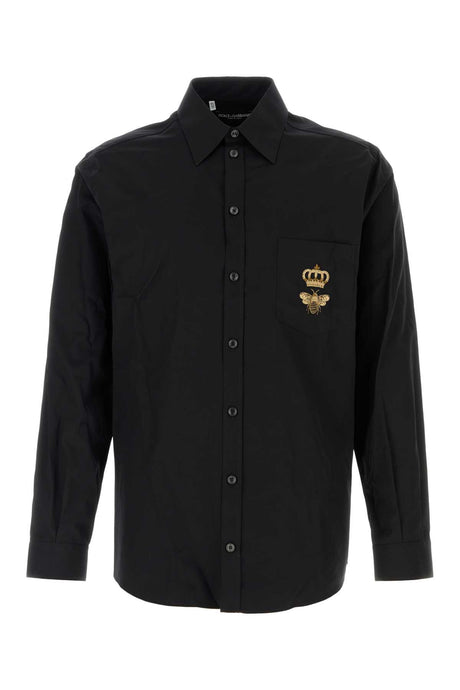 DOLCE & GABBANA Classic Poplin Shirt for Men - Perfect for Any Occasion