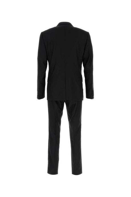 DOLCE & GABBANA Sophisticated Black Wool Blend Suit for Men