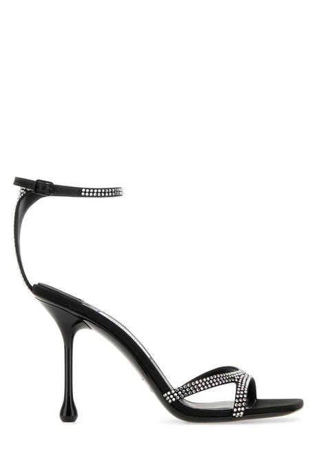 JIMMY CHOO Embellished Satin Ixia 95 Sandals