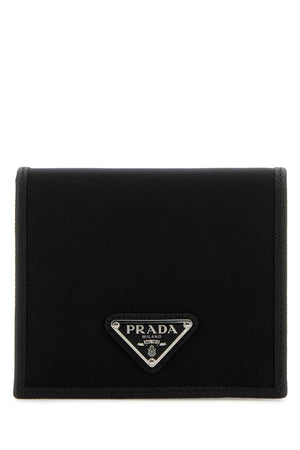 PRADA Sleek Mini Nylon Wallet - Black