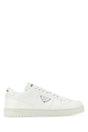 PRADA Downtown White Leather Sneakers for Men