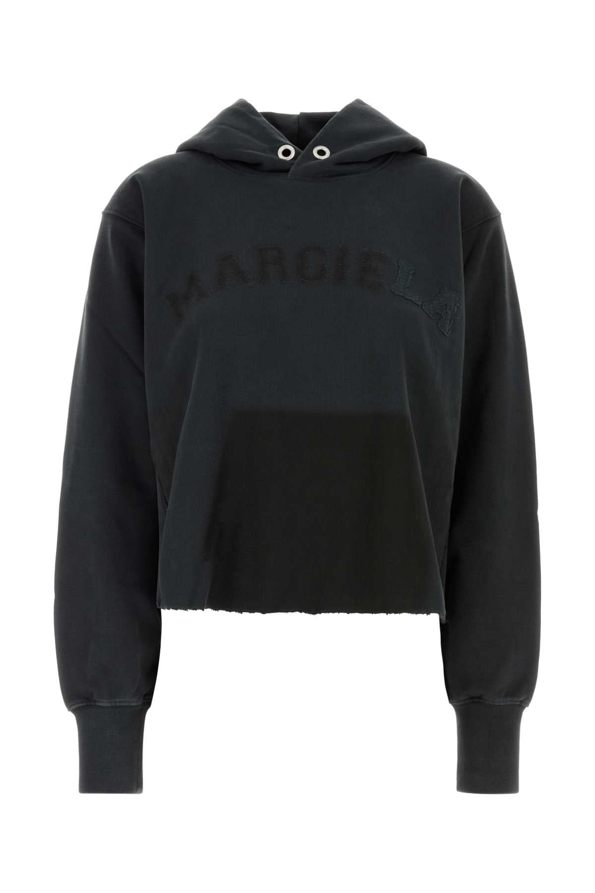 MAISON MARGIELA Chic Black Cotton Sweatshirt for Women