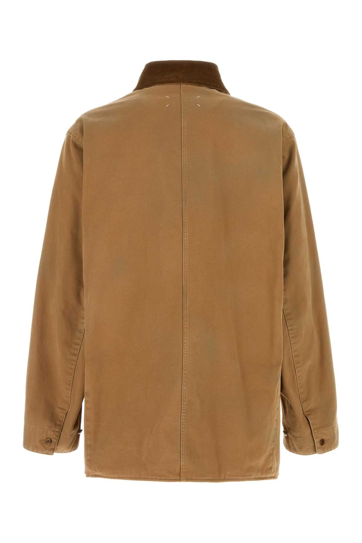 MAISON MARGIELA Classic Camel Canvas Jacket