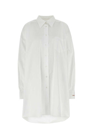 MAISON MARGIELA Classic White Oxford Shirt Dress