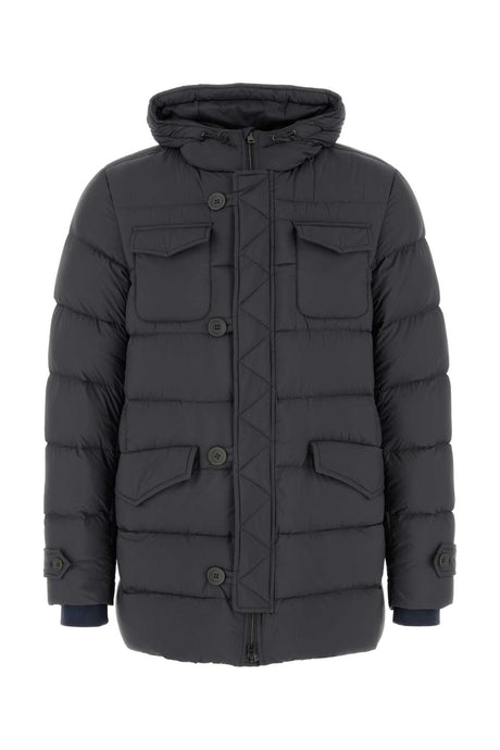 HERNO Stylish Down Jacket for Men - Dark Grey