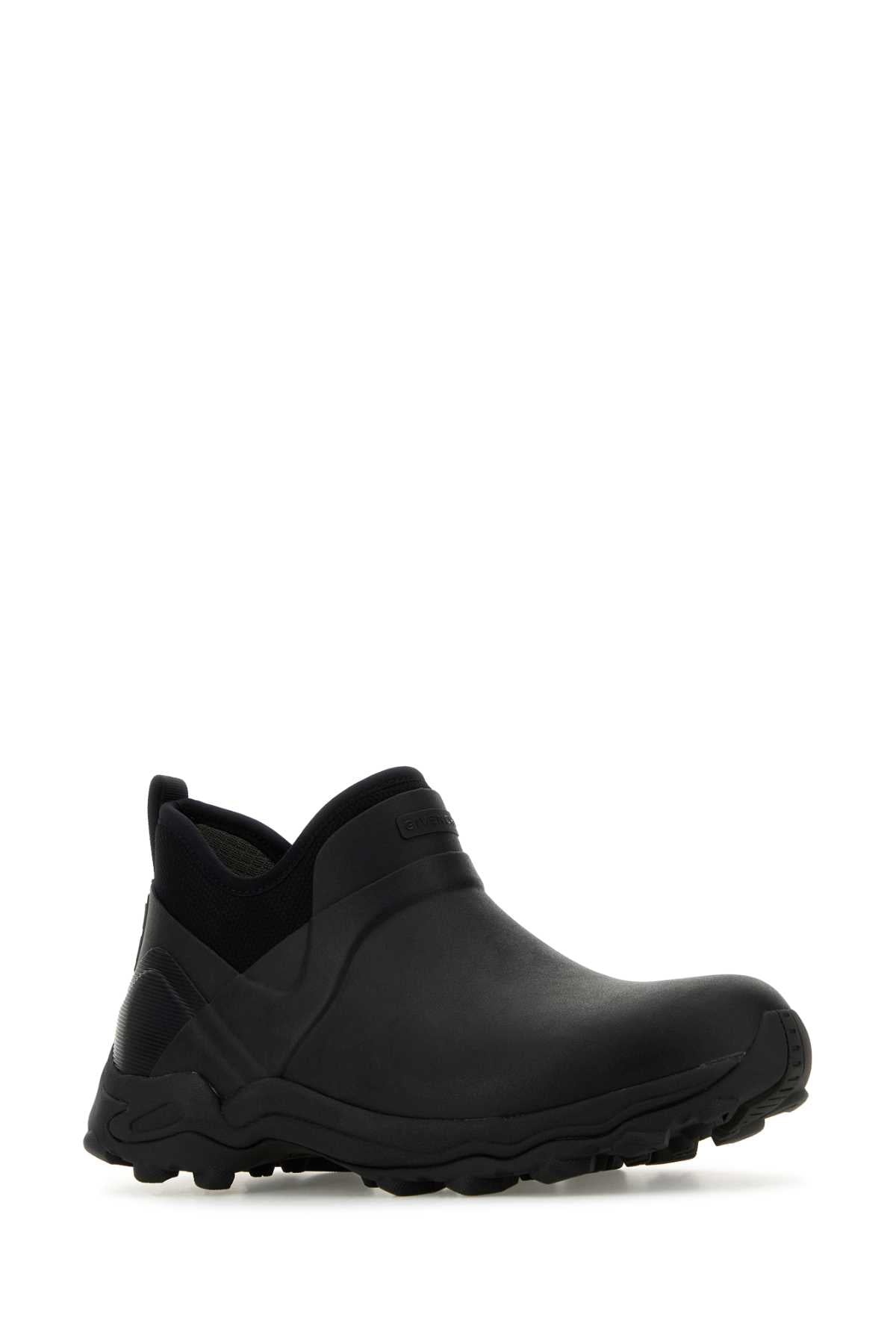 GIVENCHY Sleek Black Rubber Slip-Ons for Men