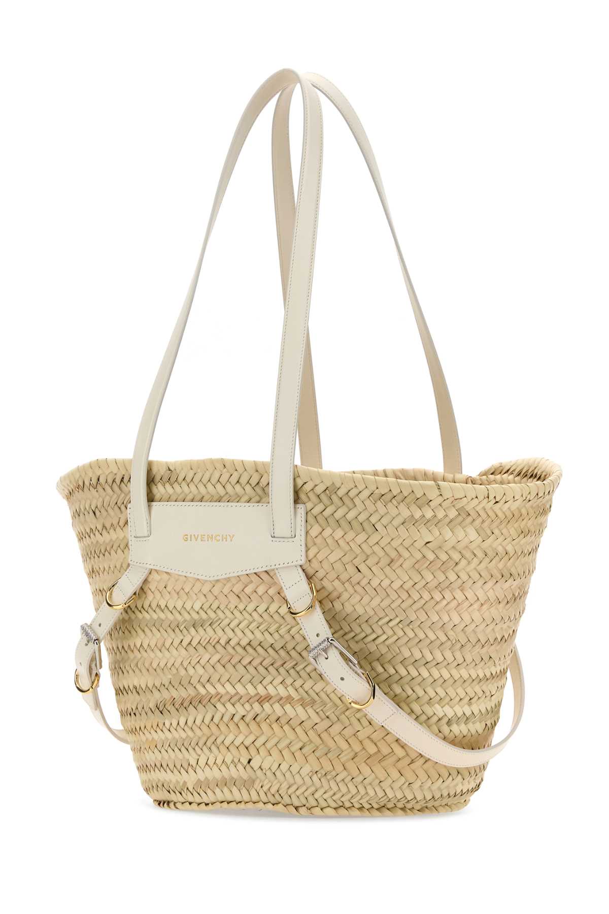 GIVENCHY Medium Straw Basket Handbag