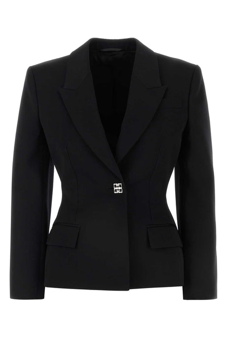 GIVENCHY Sophisticated Black Wool Blazer for Women