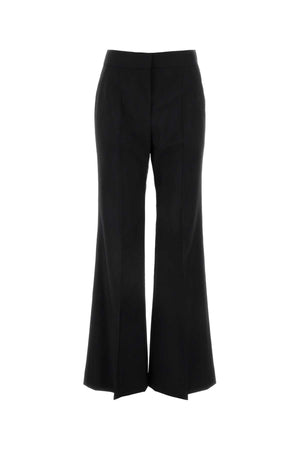 GIVENCHY Sophisticated Black Wool Blend Flared Leg Pant